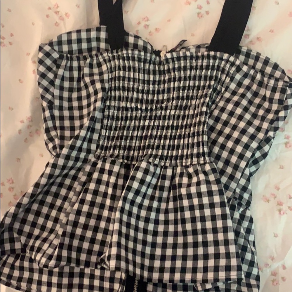 gingham top - Picture 3 of 3